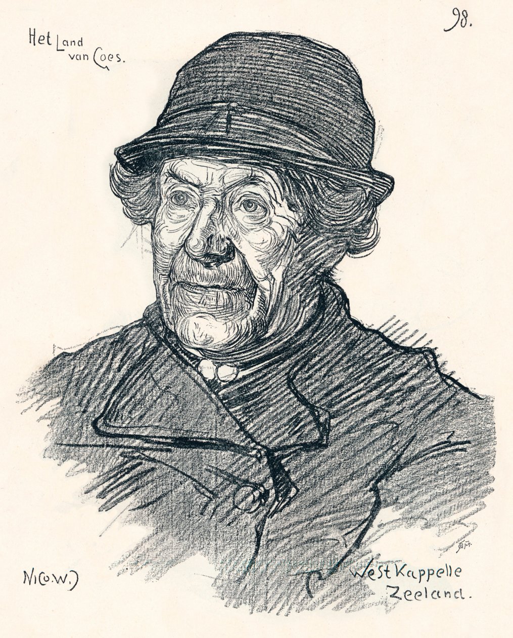 Sketch by Nico Jungmann, c1900 od Nicolaas Wilhelm Jungmann