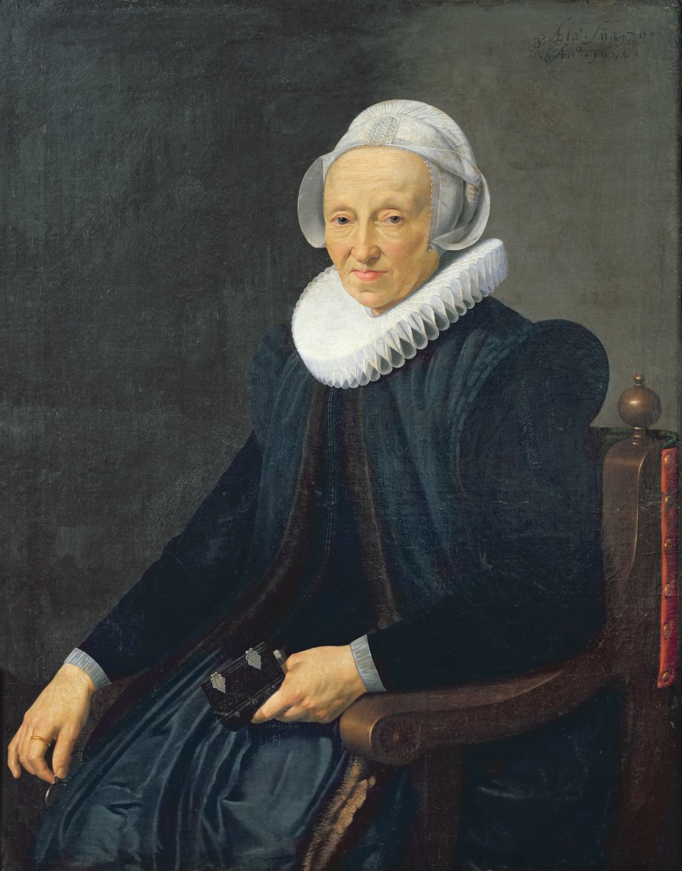 Portrét staré ženy, 1624 od Nicolaes Eliasz
