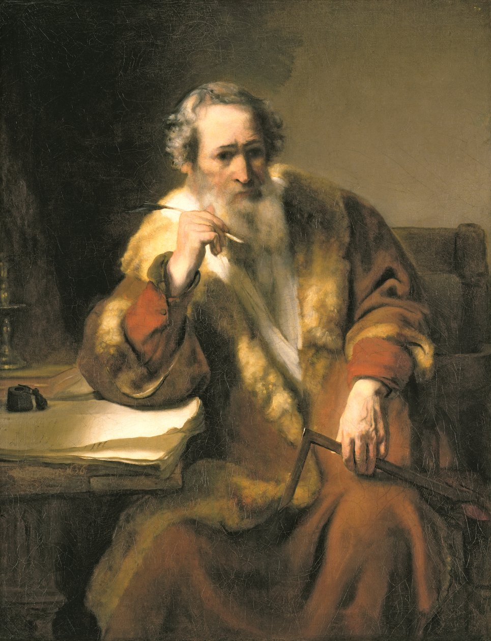 Apoštol Tomáš od Nicolaes Maes