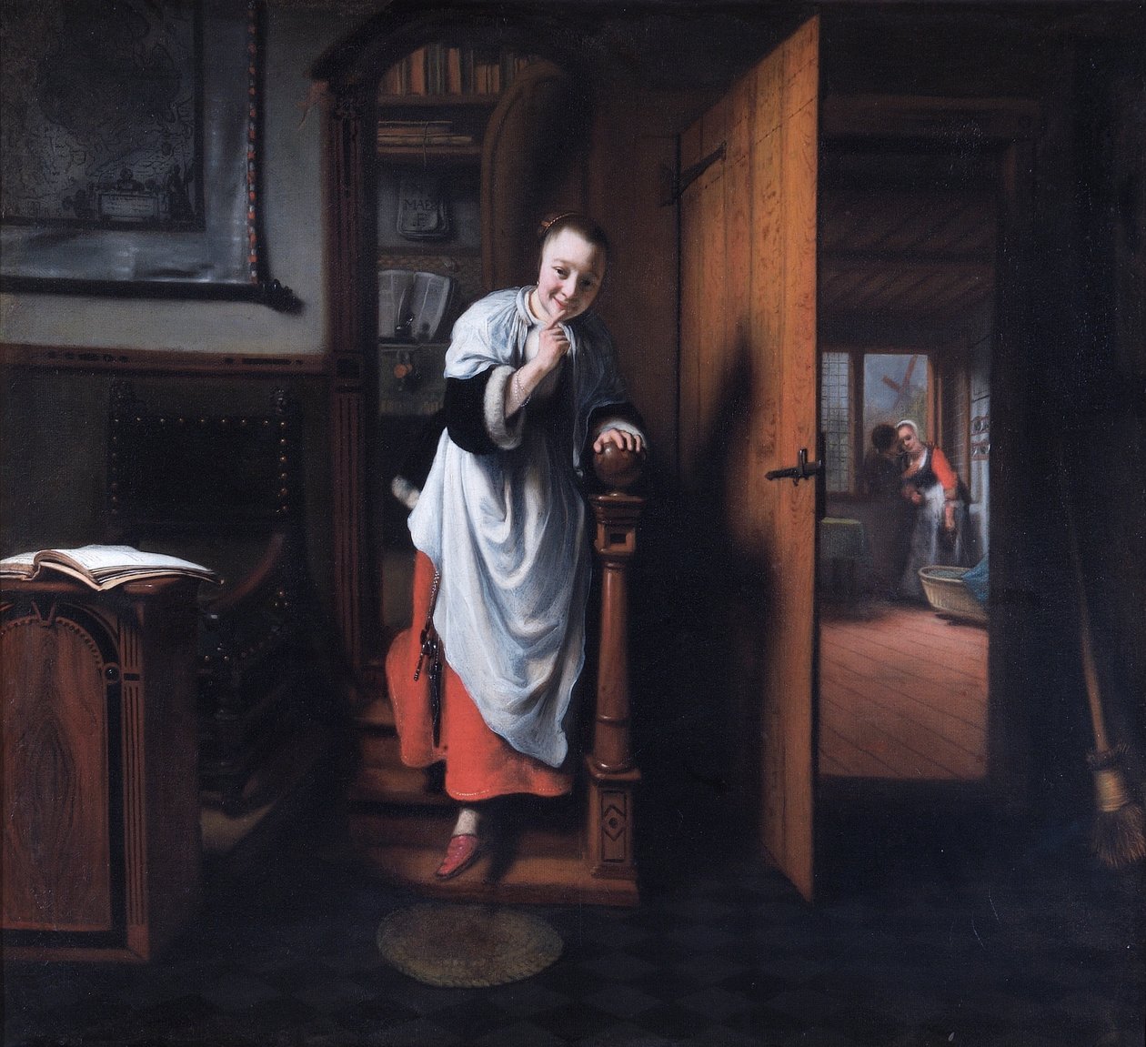 Poslouchač od Nicolaes Maes