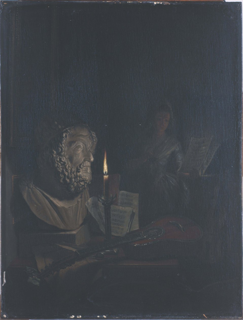 Alegorie hudby a poezie od Nicolaes Muys