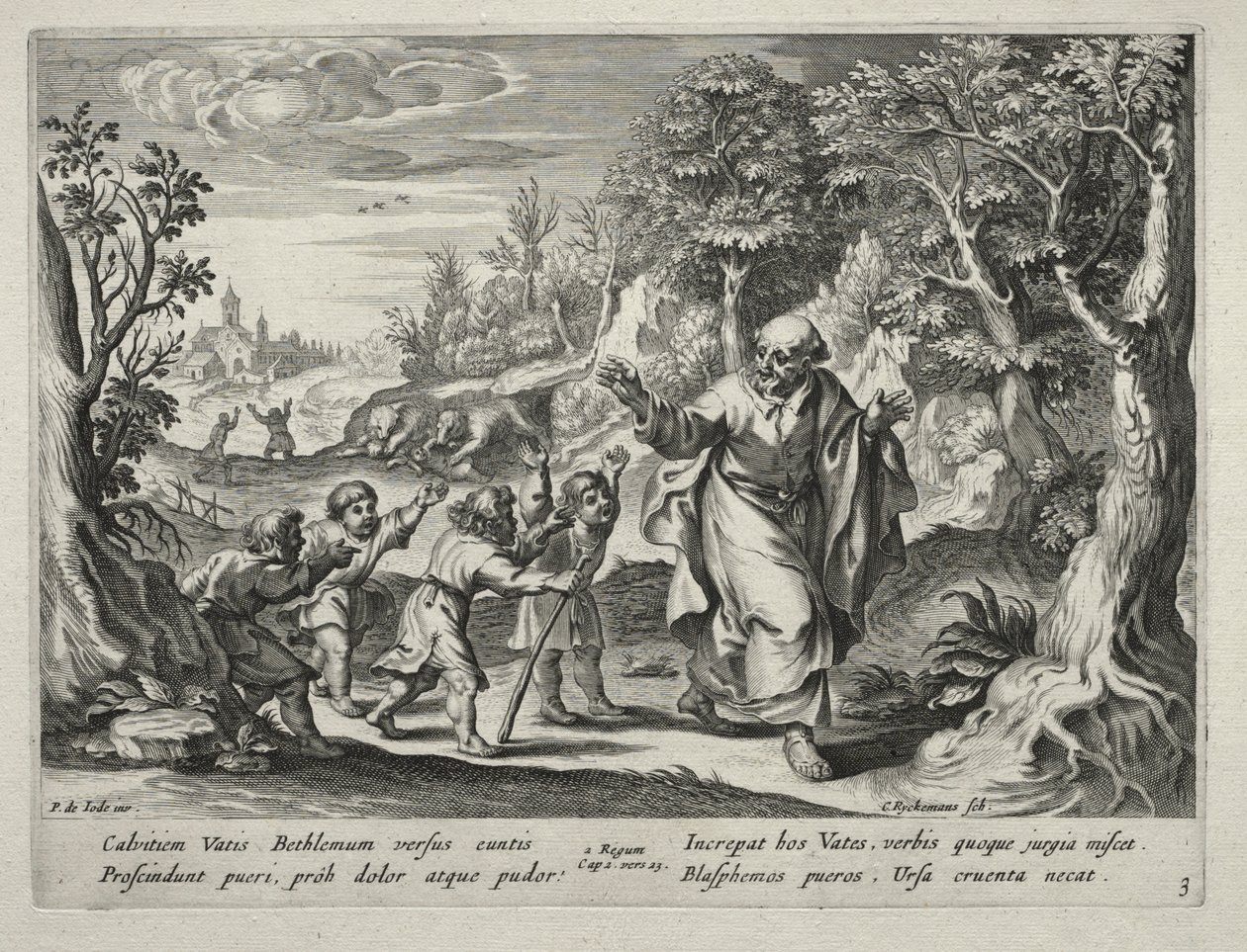 Příběh Elizea, 1643. od Nicolaes Rijckmans