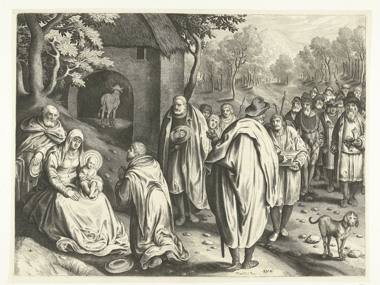 Klanění králů od Nicolaes de Bruyn