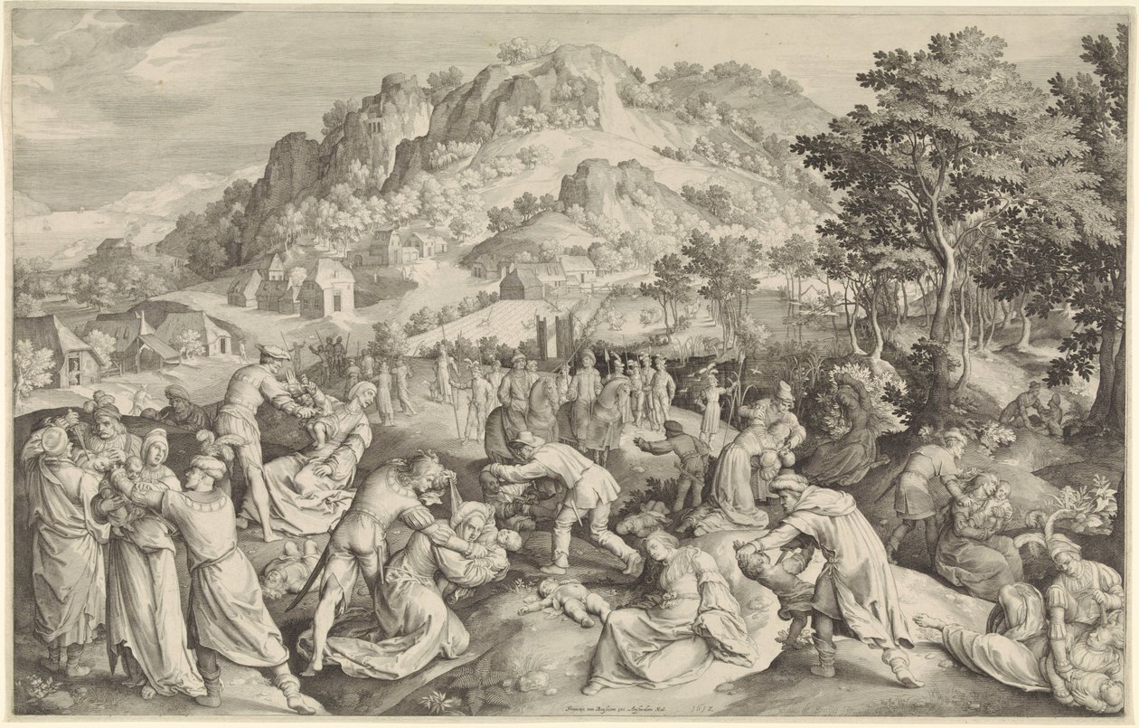 Vražda z Betléma od Nicolaes de Bruyn