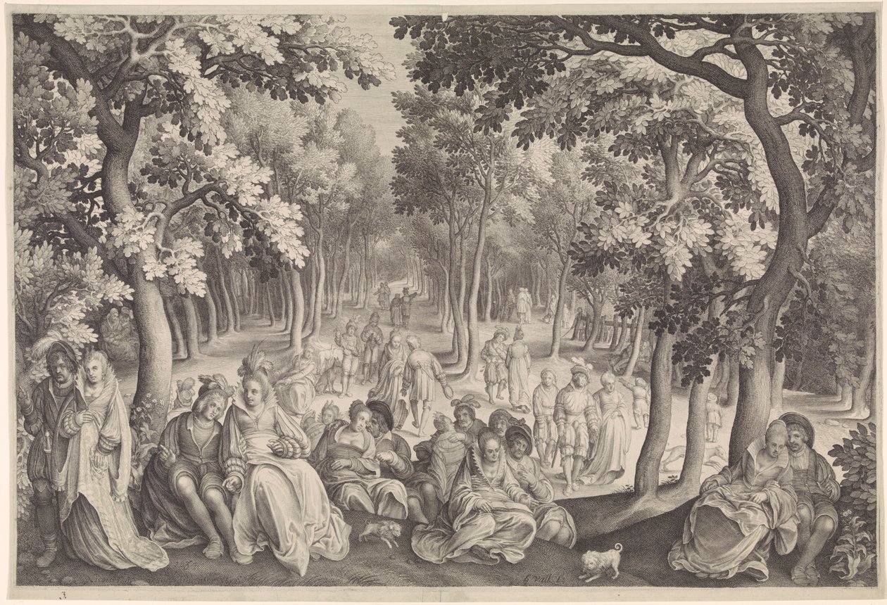Zahrada lásky od Nicolaes de Bruyn
