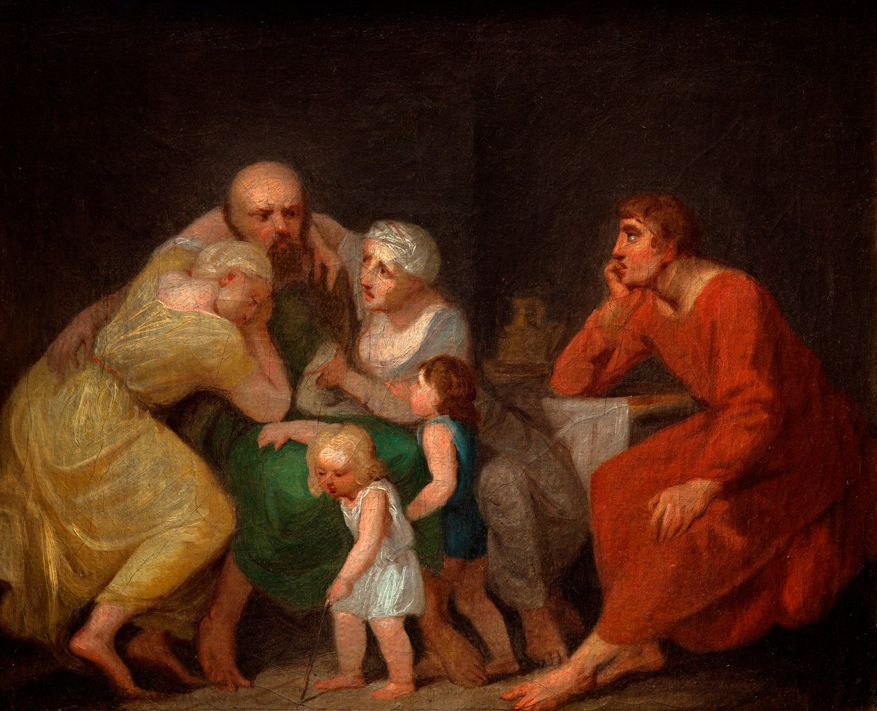 Scéna na rozloučenou. od Nicolai Abraham Abildgaard