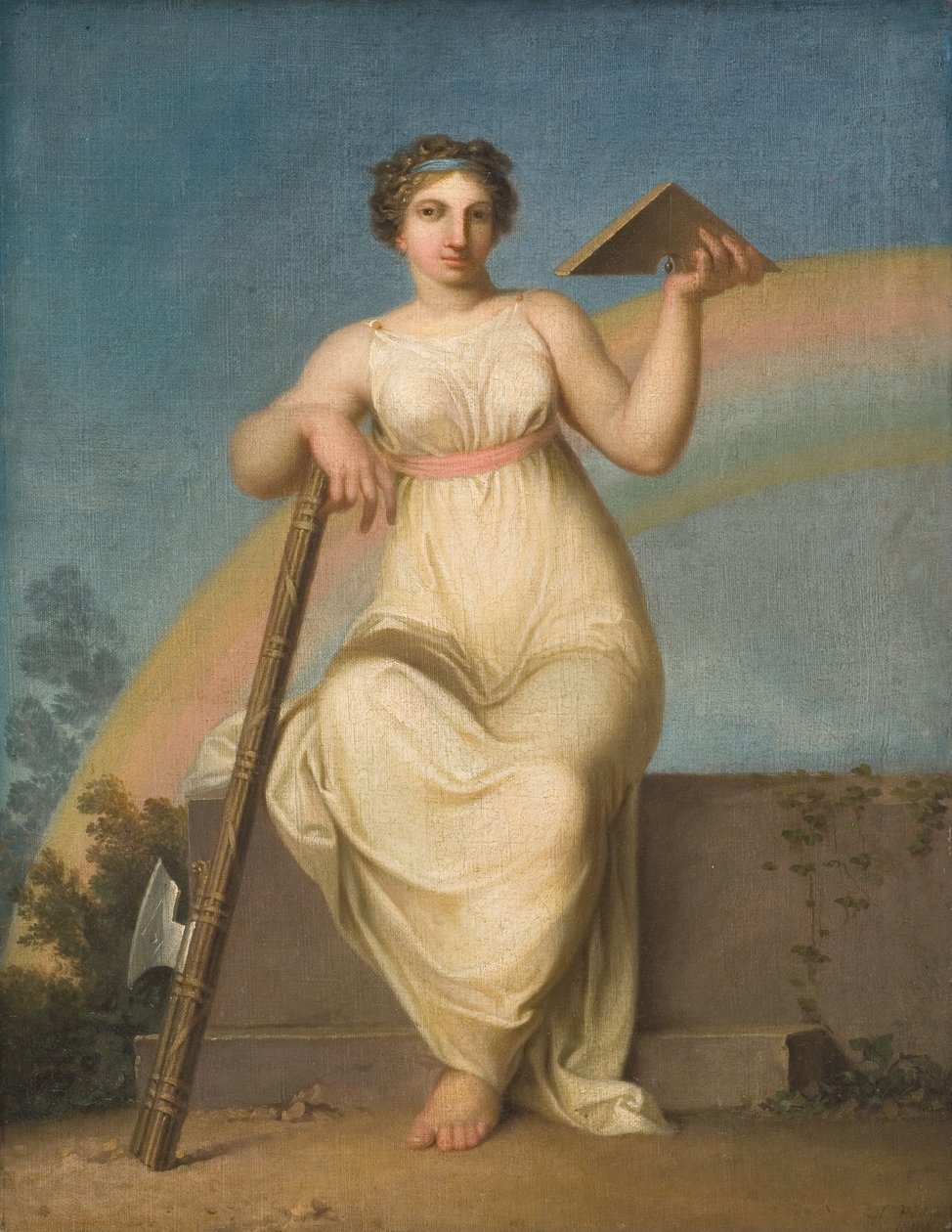 judikatura. Alegorická figura, 1800. od Nicolai Abraham Abildgaard