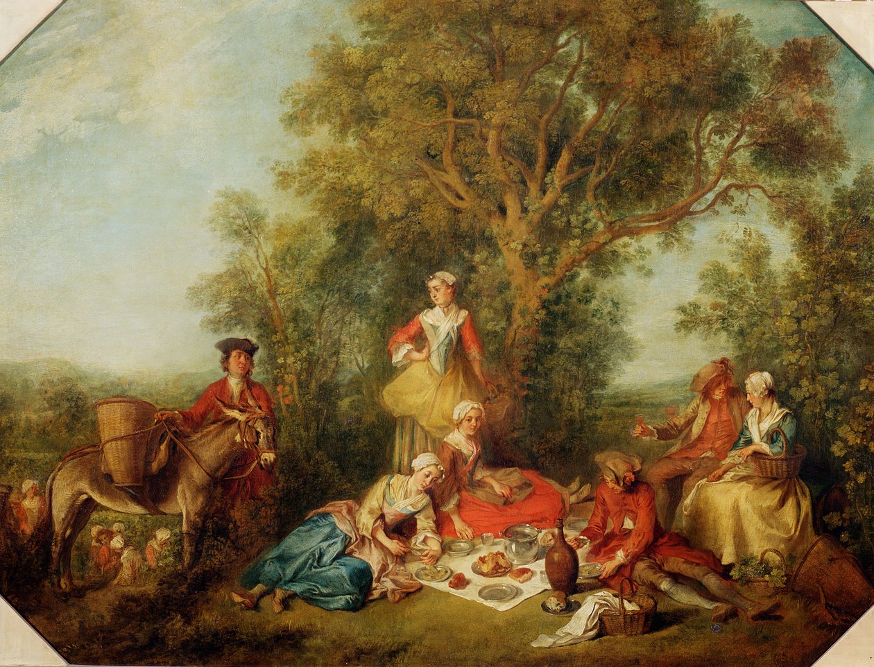 Podzim, 1738 od Nicolas Lancret