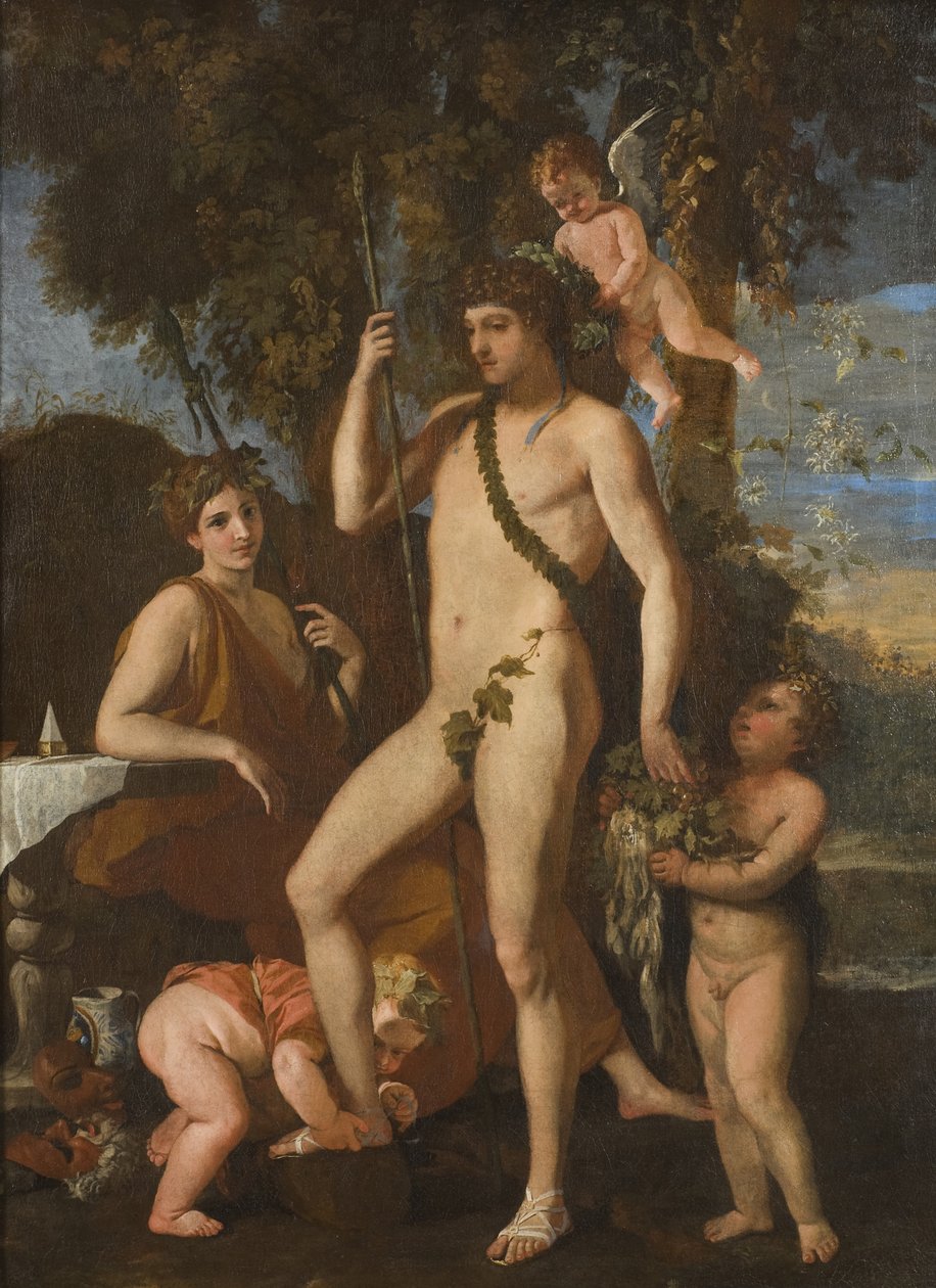 Bacchus-Apollo, 1620-25 od Nicolas Poussin