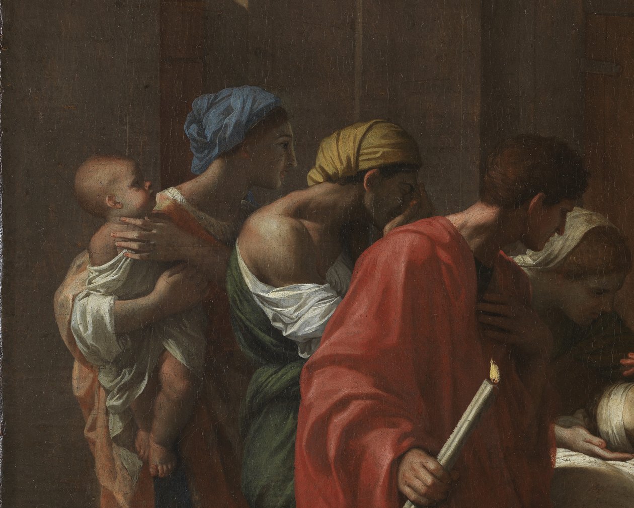 Extrémní pomazání, ze „Sedmi svátostí“, 1638-40 od Nicolas Poussin