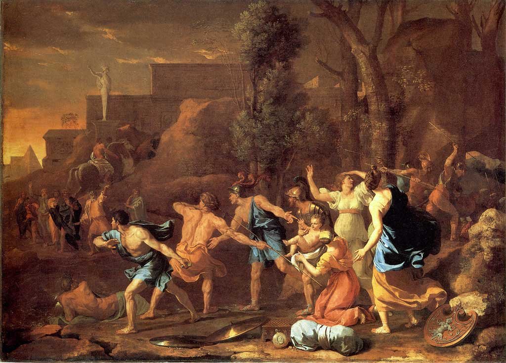Mladý Pyrrhus zachráněn od Nicolas Poussin