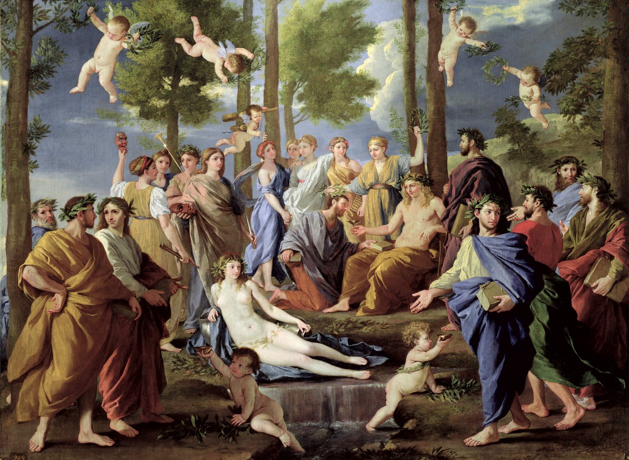 Parnas, 1626 od Nicolas Poussin