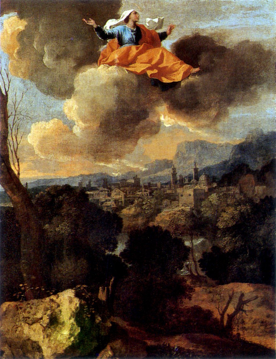 Zázračný překlad svaté Rity z Cascie od Nicolas Poussin