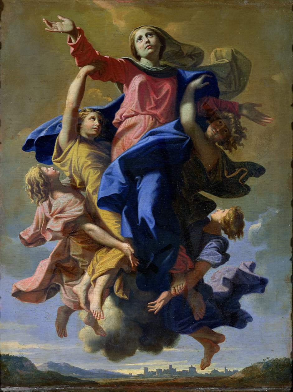 Nanebevzetí Panny Marie, 1649-50 od Nicolas Poussin