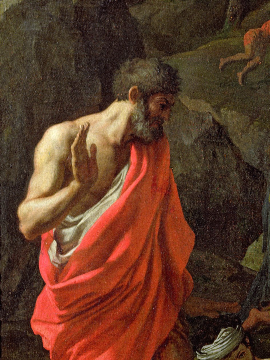 The Gathering of Manna, c.1637-9 (detail 91031) od Nicolas Poussin