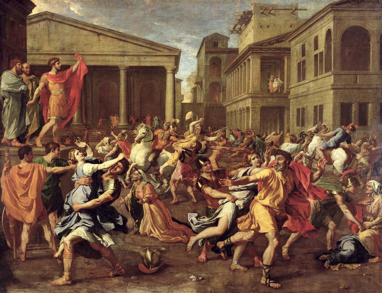 Znásilnění Sabines, c.1637-38 od Nicolas Poussin