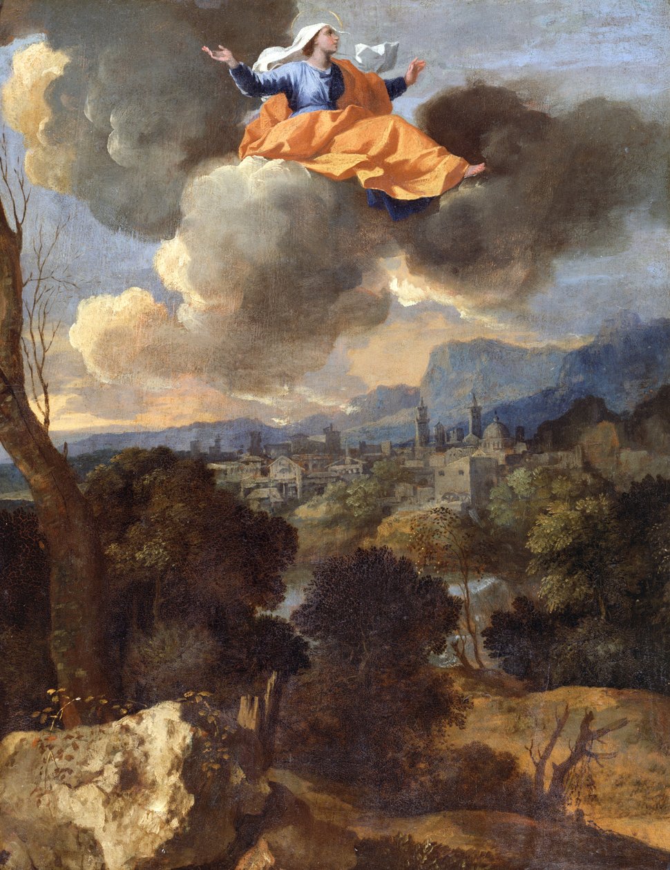 Překlad svaté Rity z Cascie od Nicolas Poussin