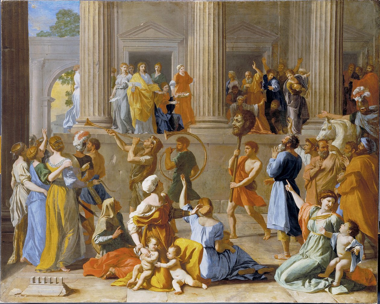 Triumf Davidův od Nicolas Poussin