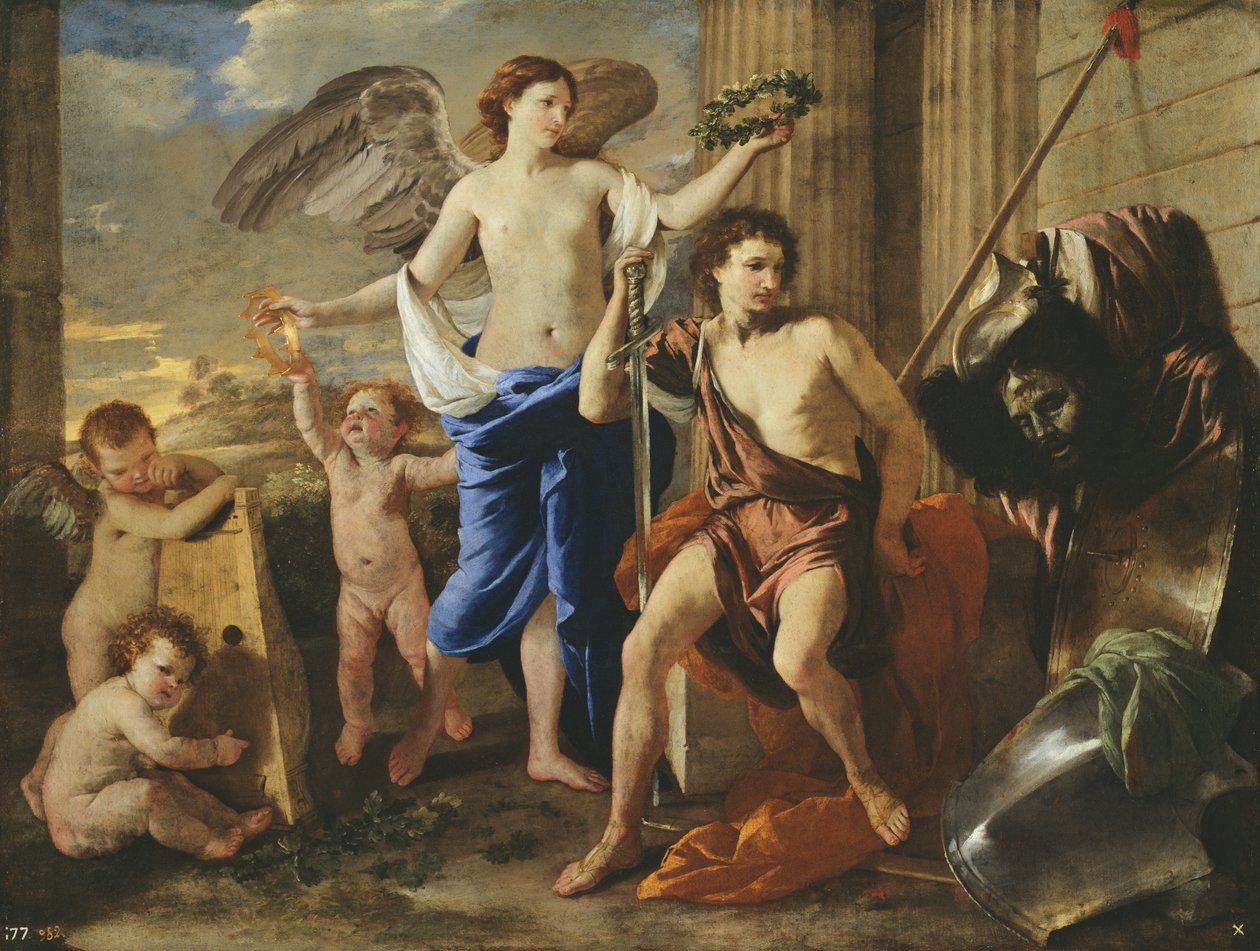Davidův triumf, kolem roku 1630 od Nicolas Poussin
