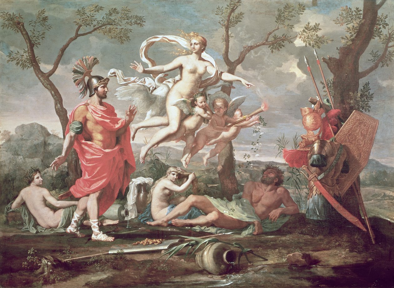 Venus Arming Aeneas, 1639 od Nicolas Poussin