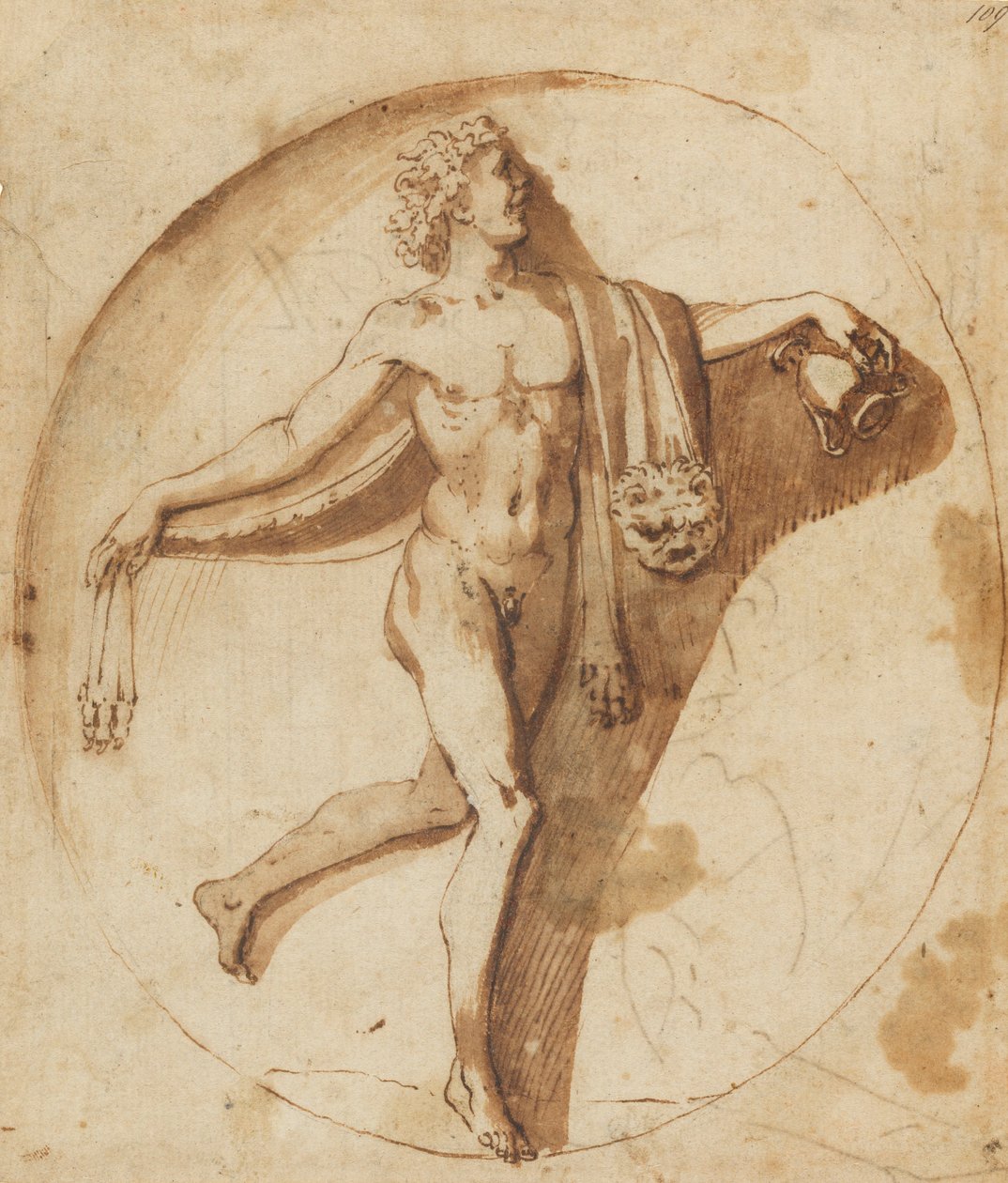 Votary z Baccha, kolem 1640 od Nicolas Poussin