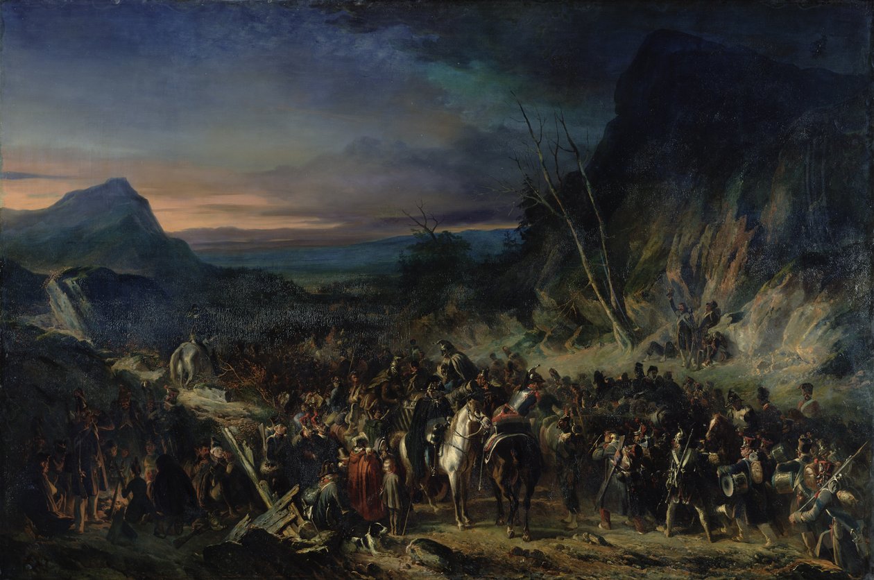 The Ravine, Kampaň z roku 1809, 1843 od Nicolas Toussaint Charlet