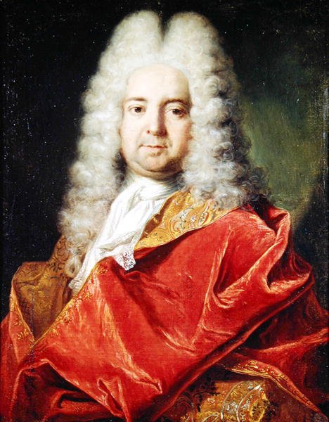 Portrét předpokládaný jako autoportrét v červeném plášti od Nicolas de Largillière