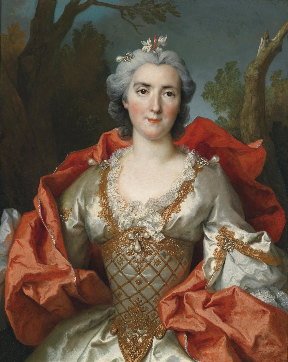 Portrét dámy od Nicolas de Largillière