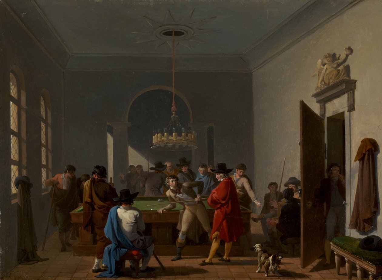 Billiard Room, po roce 1810. od Nicolas Antoine Taunay