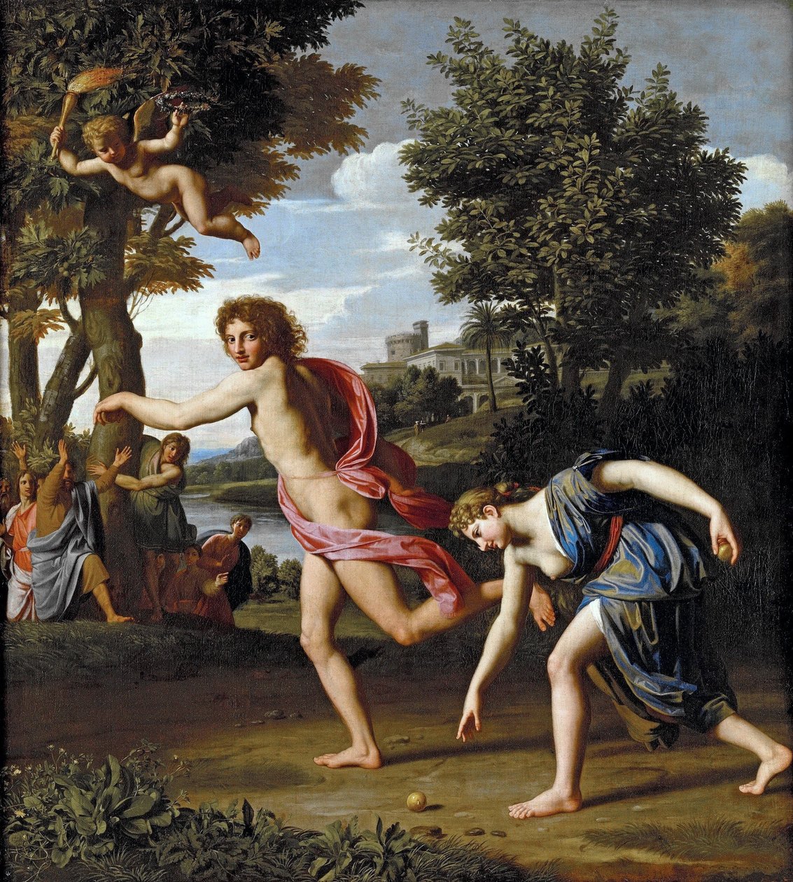Hippomenes a Atalanta od Nicolas Colombel