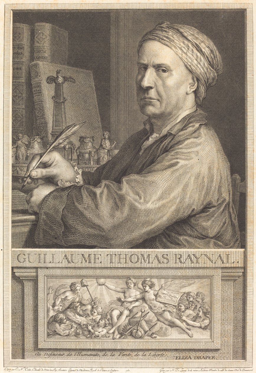 Guillaume Thomas Raynal od Nicolas Delaunay after Charles Nicolas Cochin II
