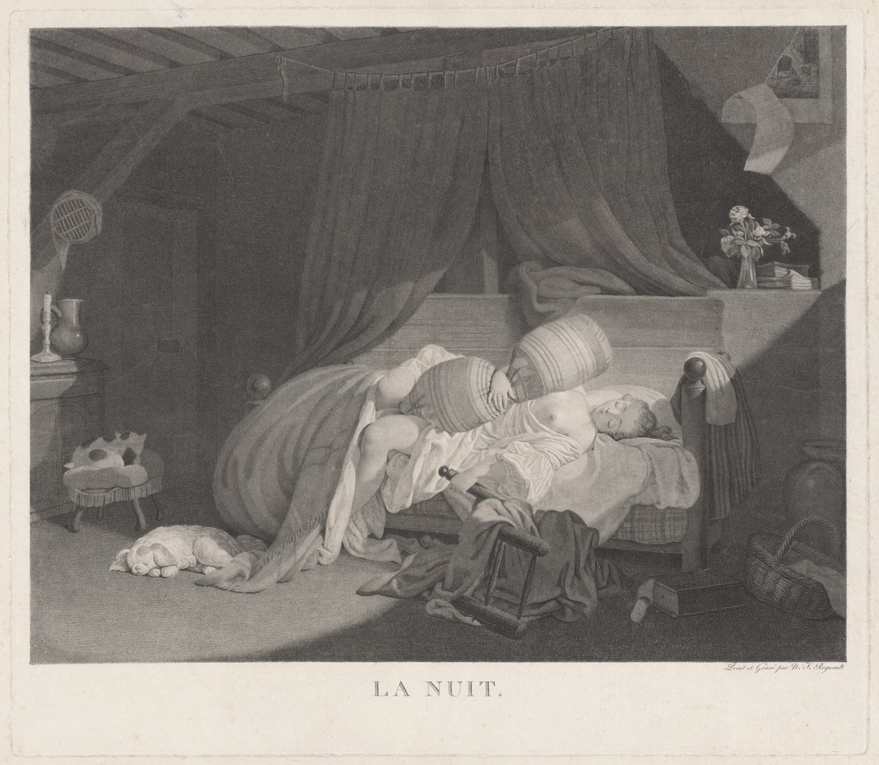 Noc La Nuit, 80. léta 18. století. od Nicolas Francois Regnault