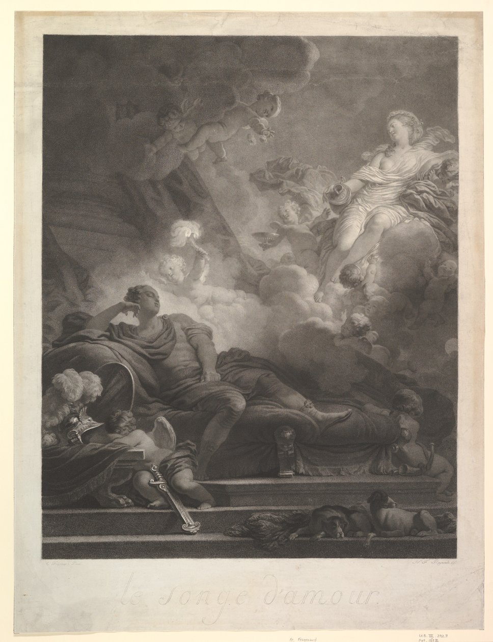 Sen o lásce.n.d. od Nicolas Francois Regnault