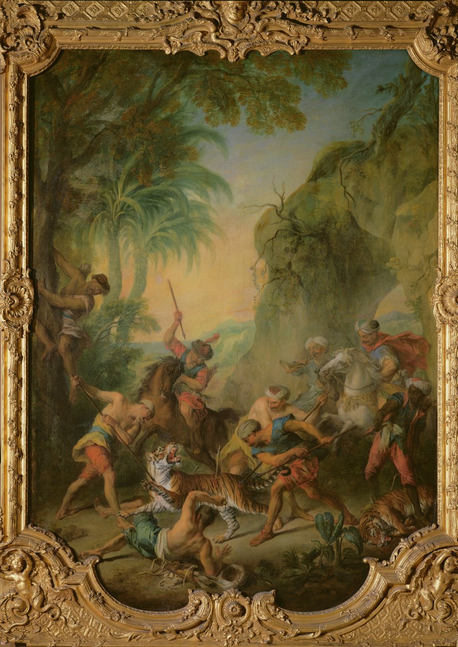 Hon na tygra, 1736 od Nicolas Lancret