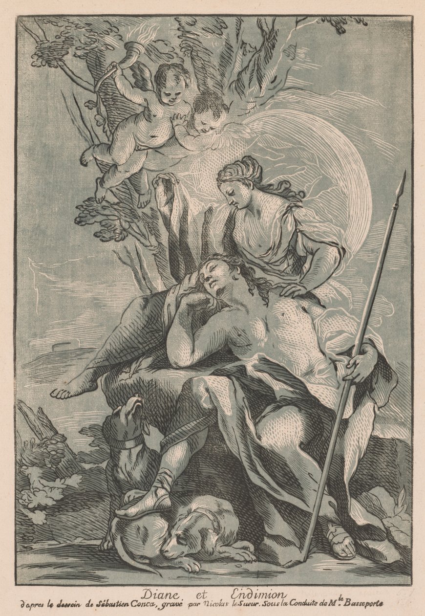 Diana a Endymion od Nicolas LeSueur