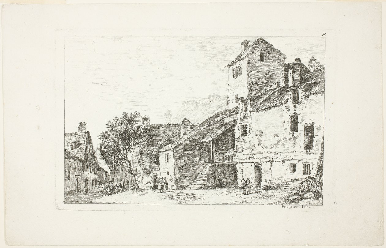 Krajina, z knihy Deuxieme Cahier de Paysage od Nicolas Perignon