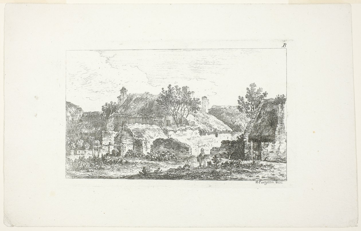 Krajina, z knihy Deuxieme Cahier de Paysage od Nicolas Perignon
