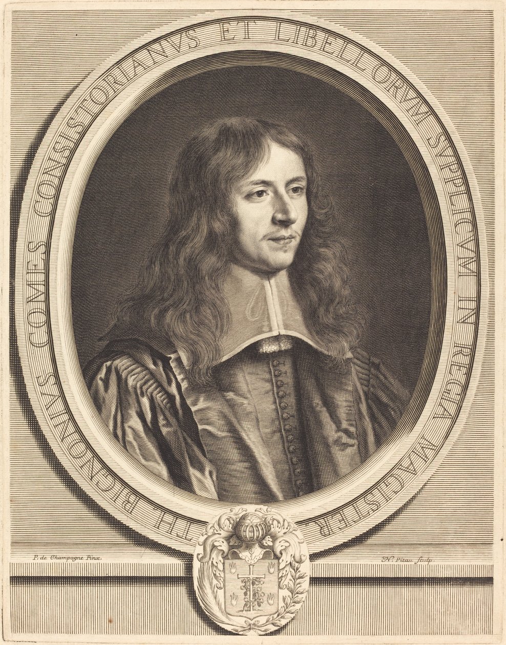 Thierry Bignon od Nicolas Pitau I after Philippe de Champaigne