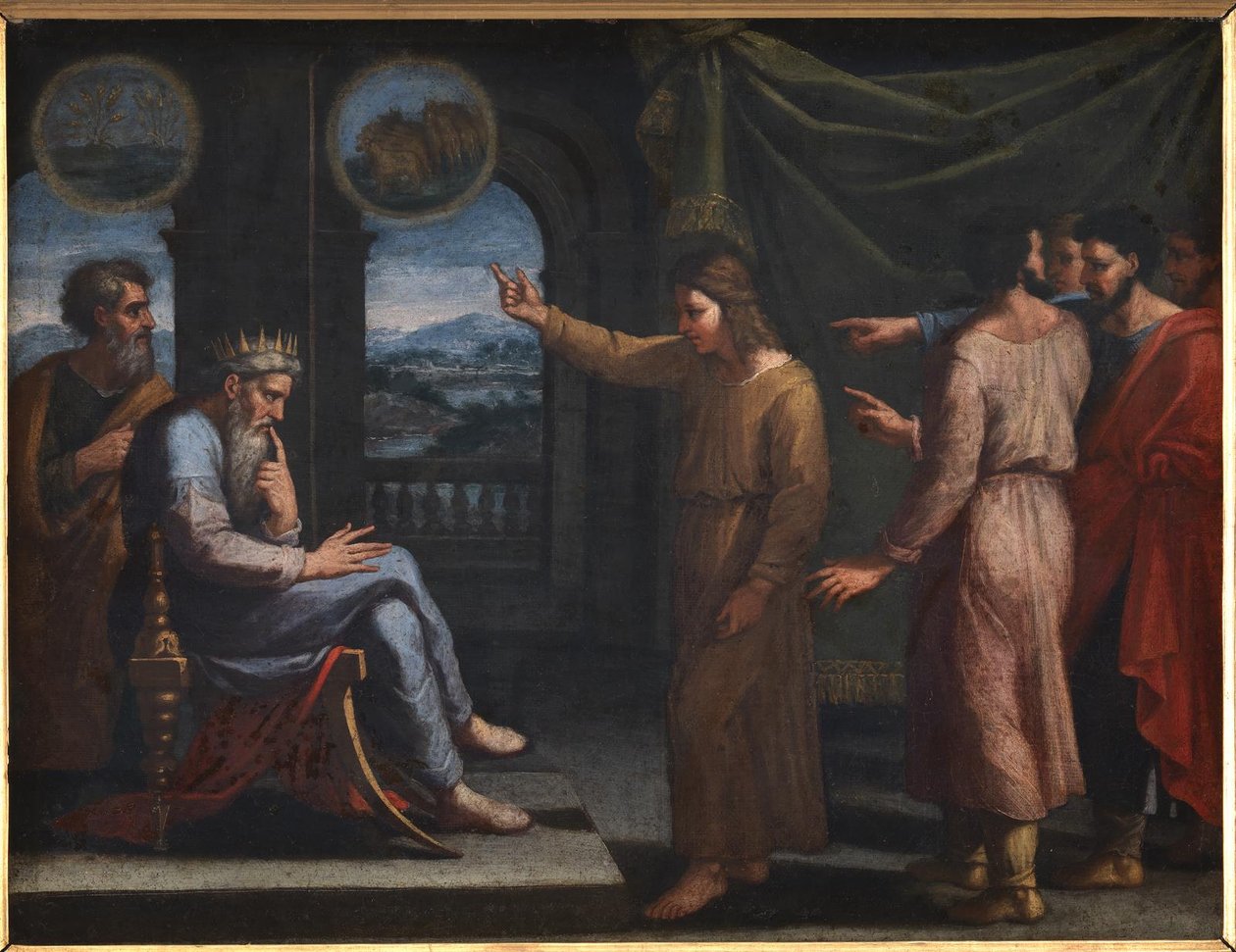 Joseph vykládá faraonův sen od Nicolas Poussin