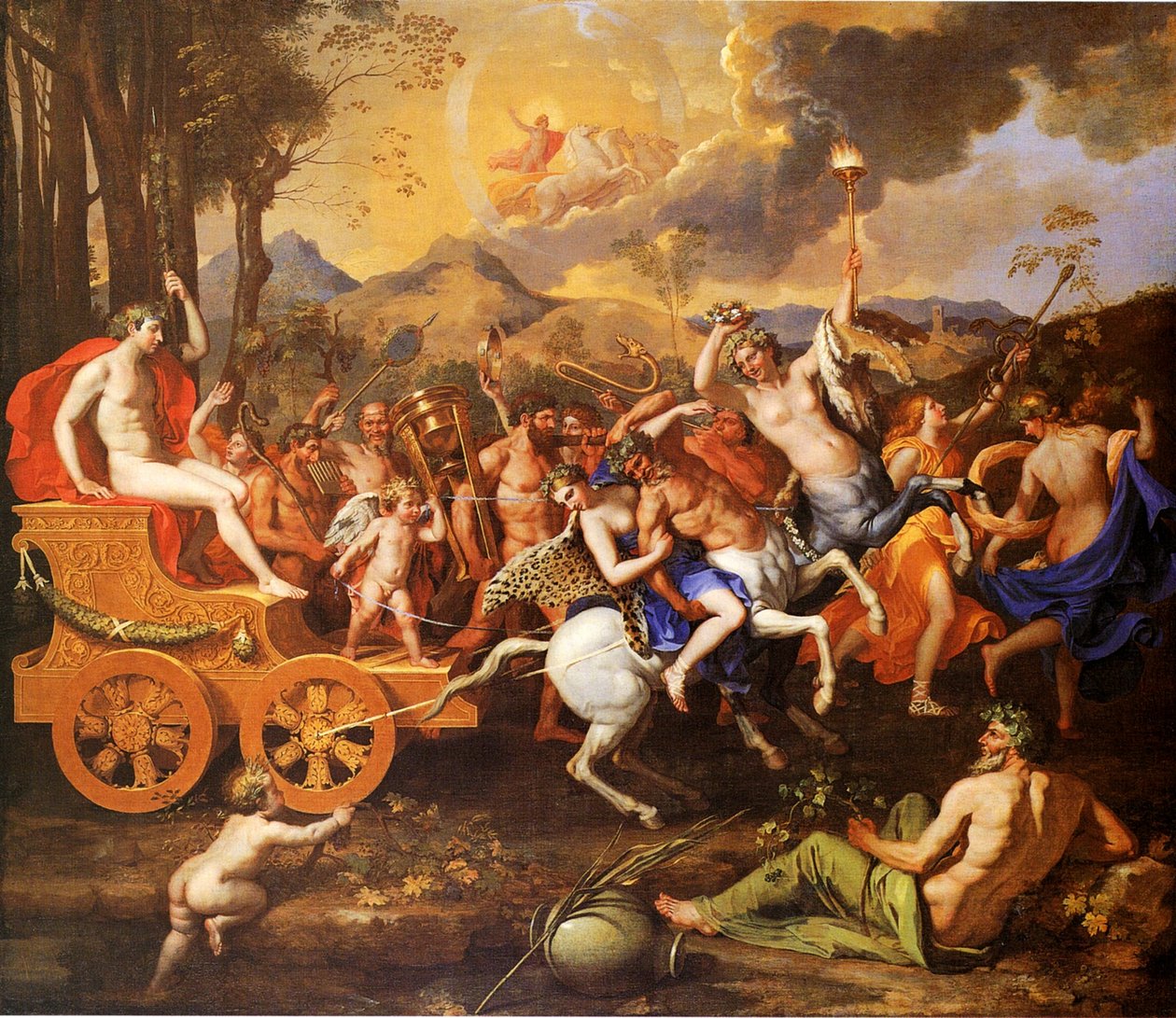 Bakchův triumf od Nicolas Poussin