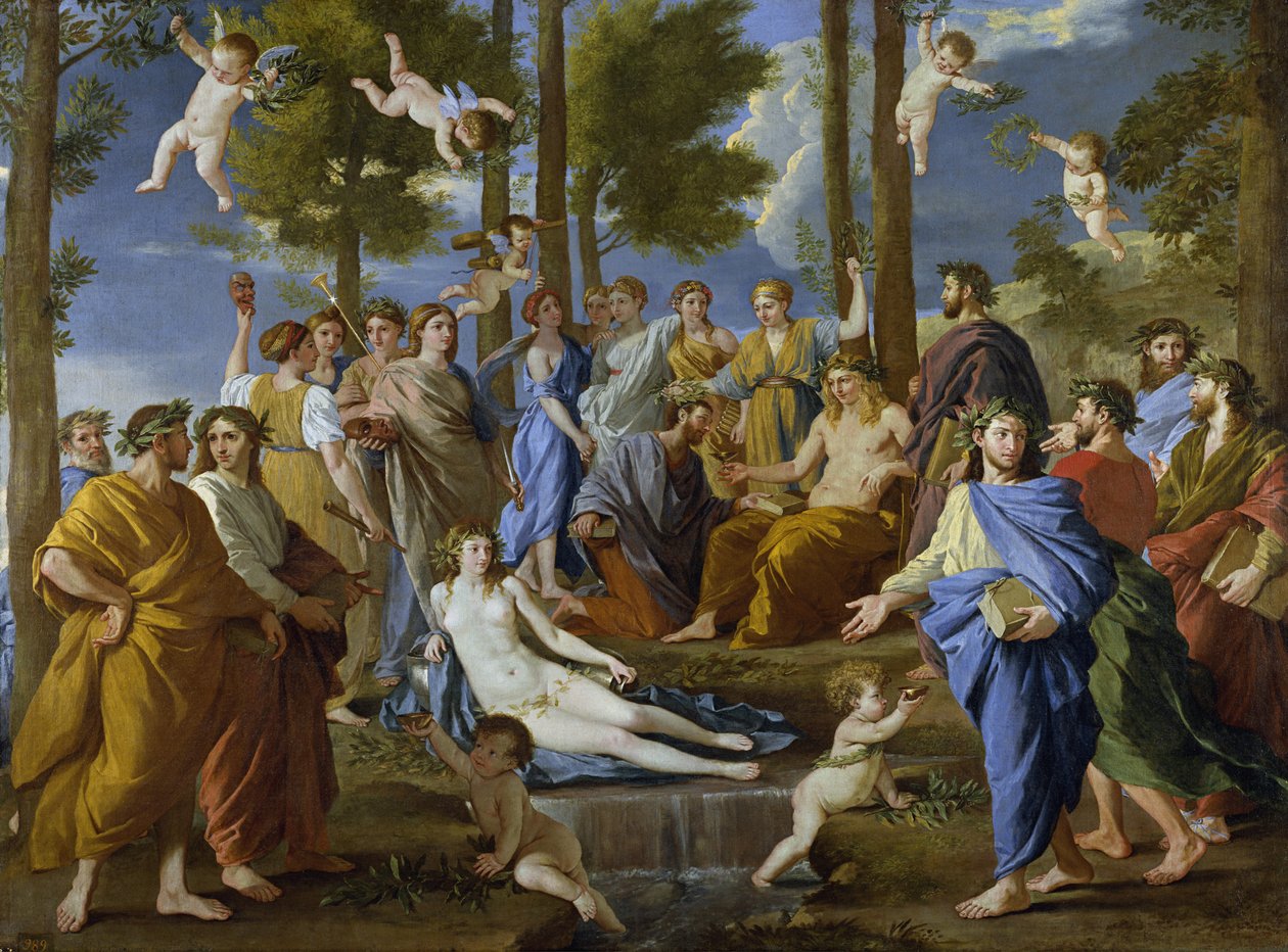 Parnas, 1631 od Nicolas Poussin