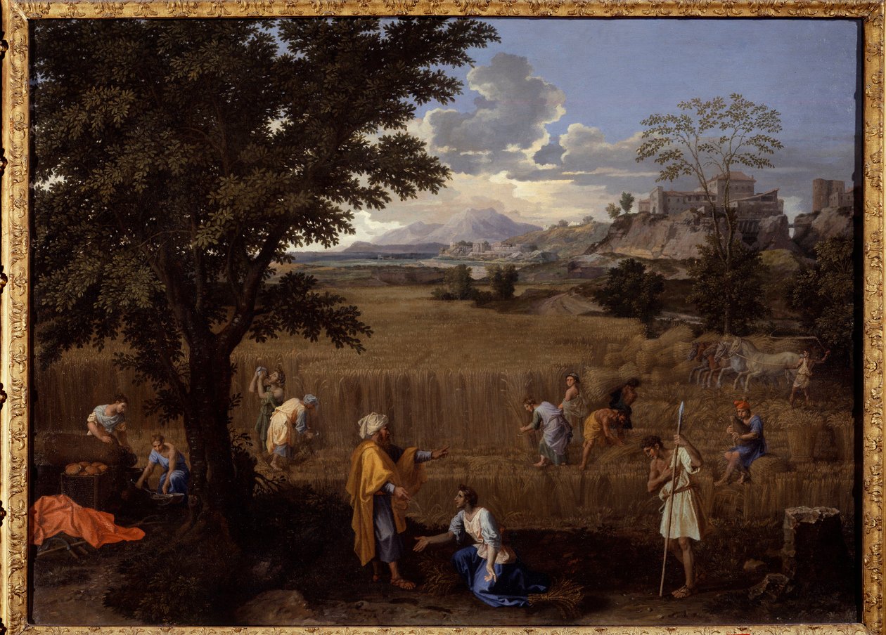 Léto nebo Ruth a Boaz od Nicolas Poussin