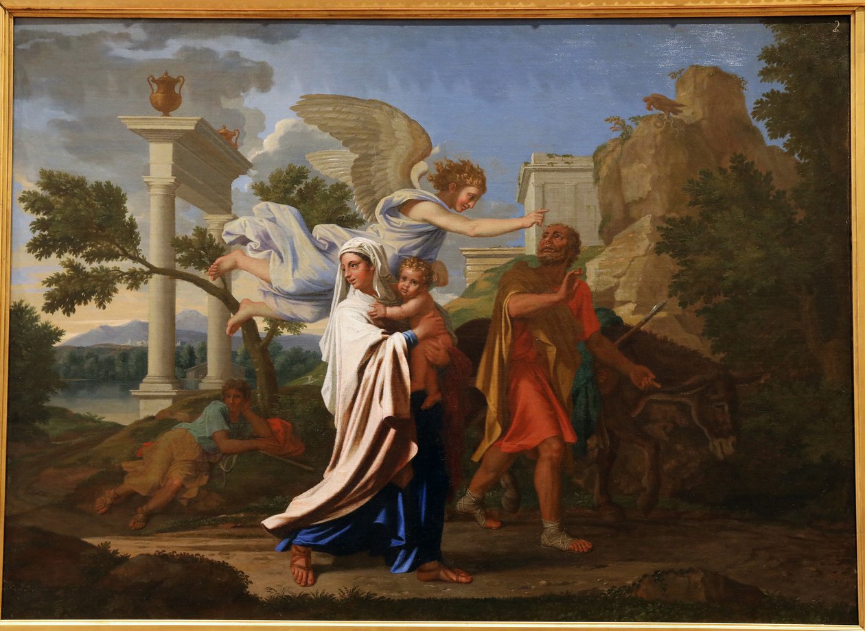 Útěk do Egypta, 1657 od Nicolas Poussin