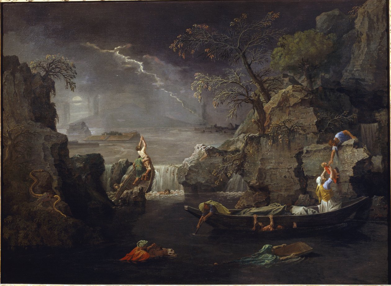 Zima nebo záplava od Nicolas Poussin