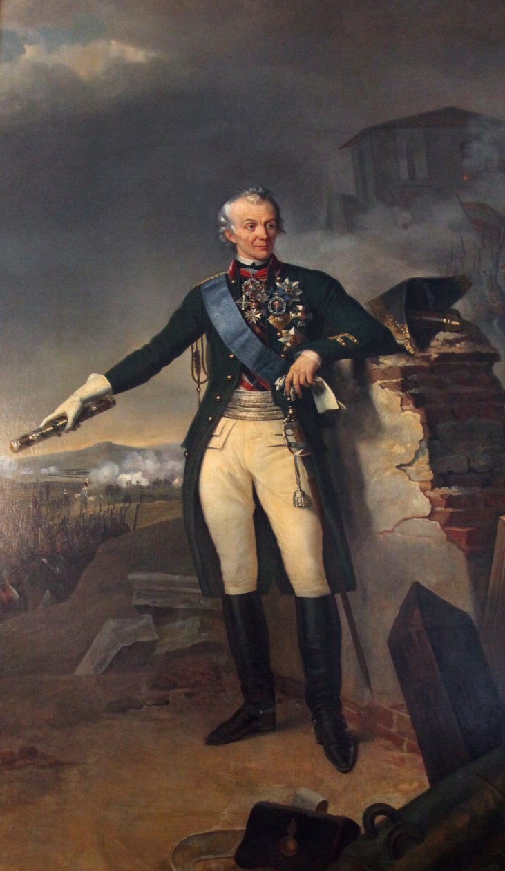 Alexander Suvorov, ruský generál, 1833 od Nicolas Sebastien Froste