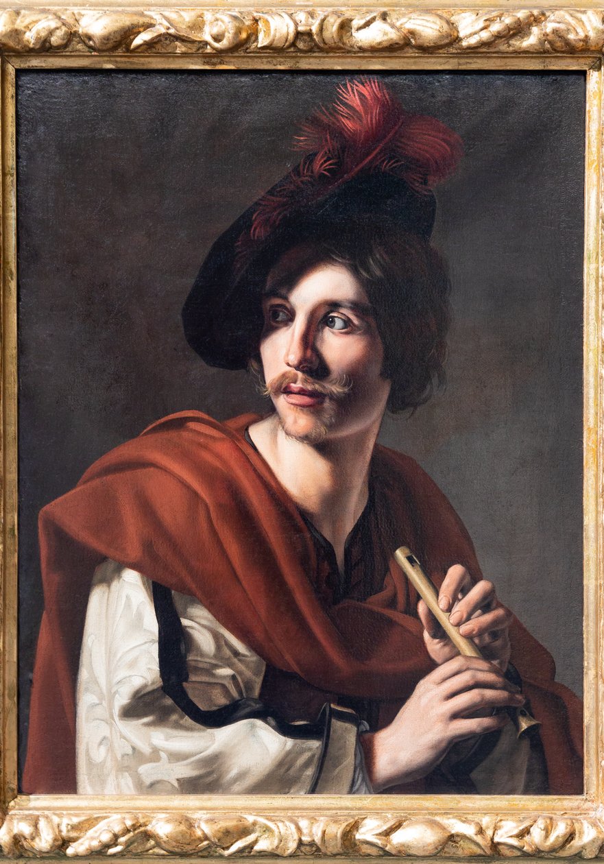 Hráč na flétnu od Nicolas Tournier
