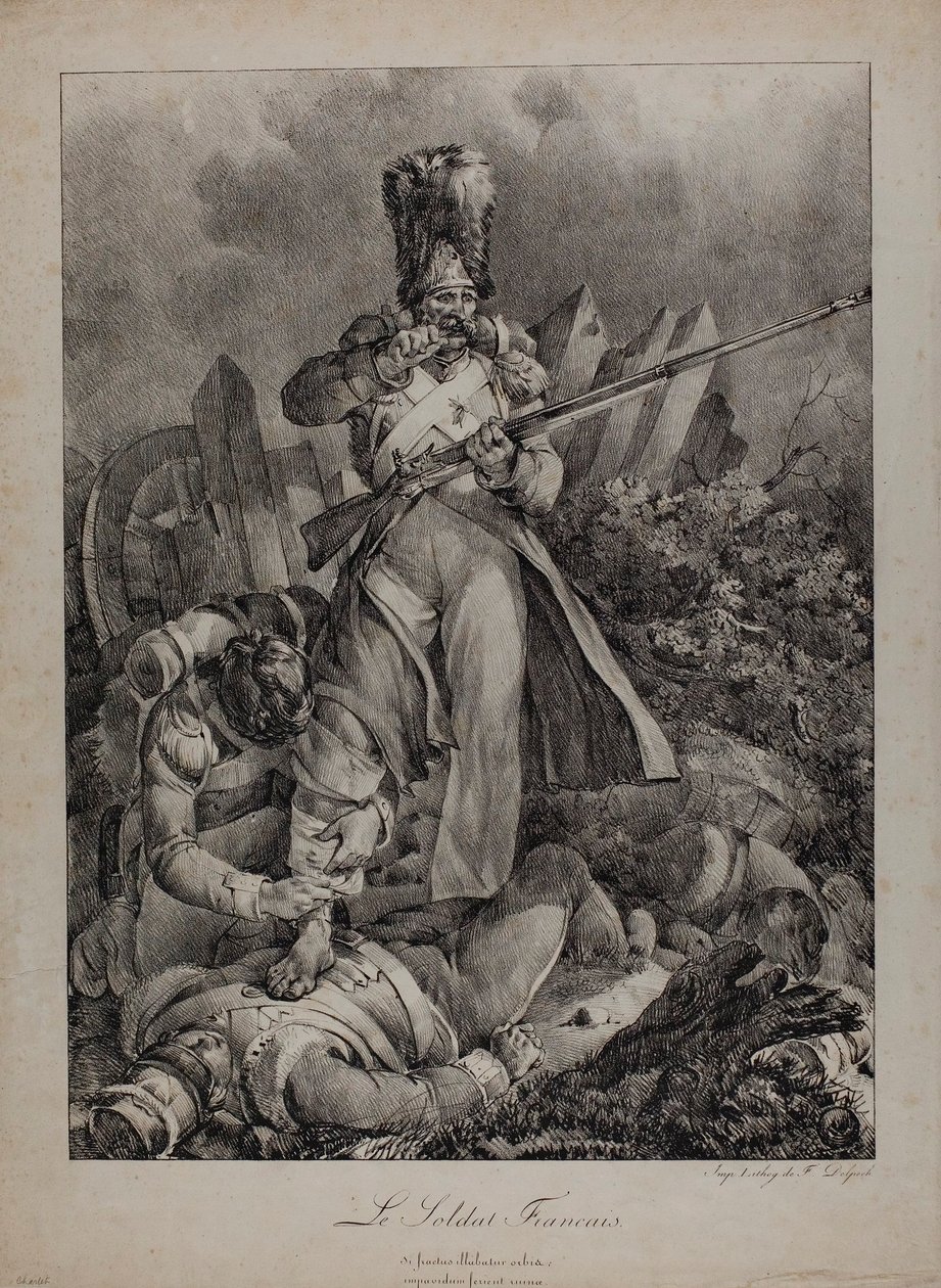 Francouzský voják od Nicolas Toussaint Charlet