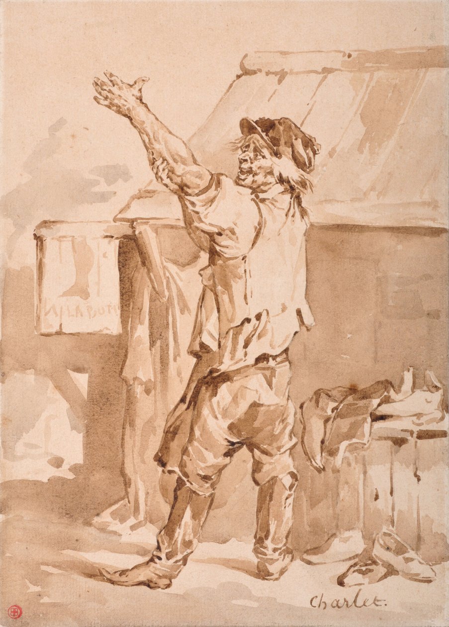 švec (lavis) od Nicolas Toussaint Charlet