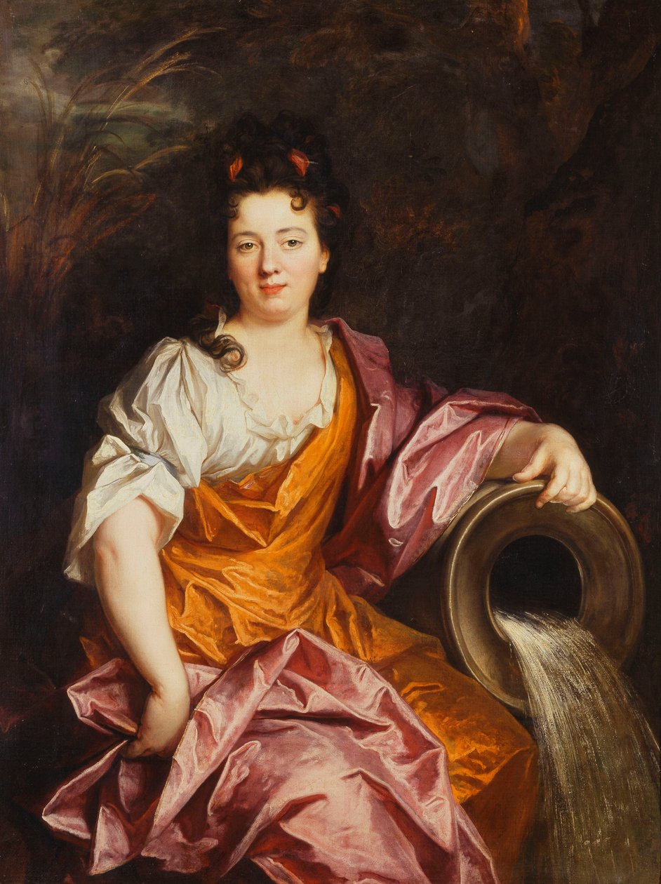 Marie-Therese de Bourbon, princezna z Conti od Nicolas de Largillière