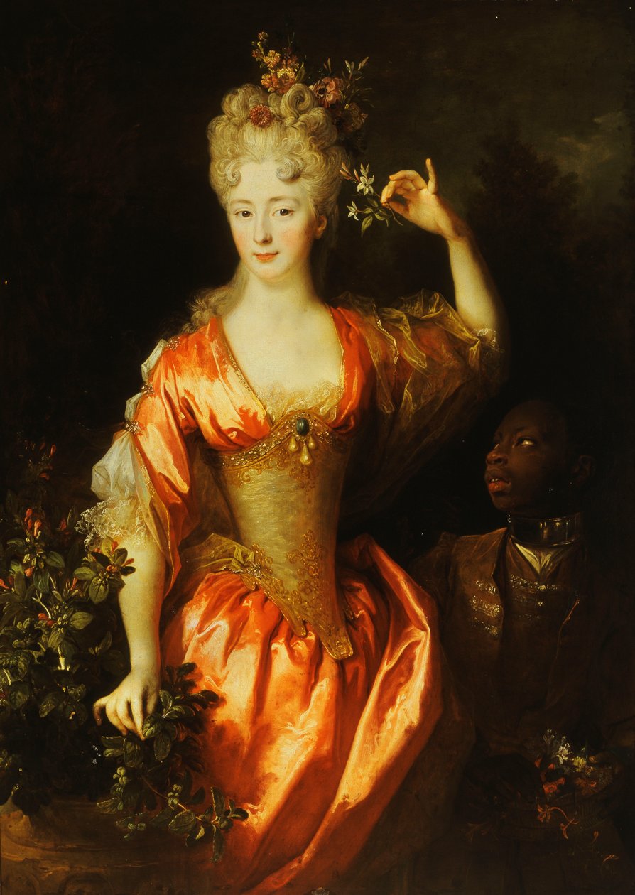 Portrét Marie-Marguerite-Elizabeth d "Algere od Nicolas de Largillière